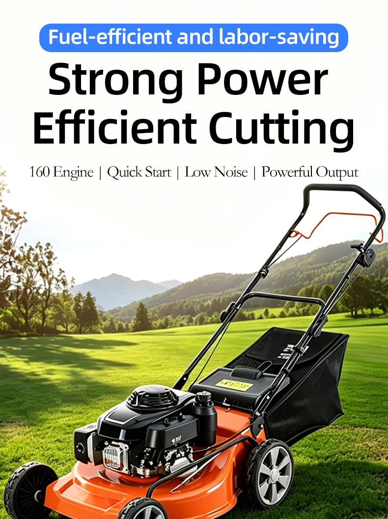 Manual Push Weeding Machine, No Electricity, No Oil, Household Garden Lawn Grass Cutter and Soil Loosening Weeding Tool