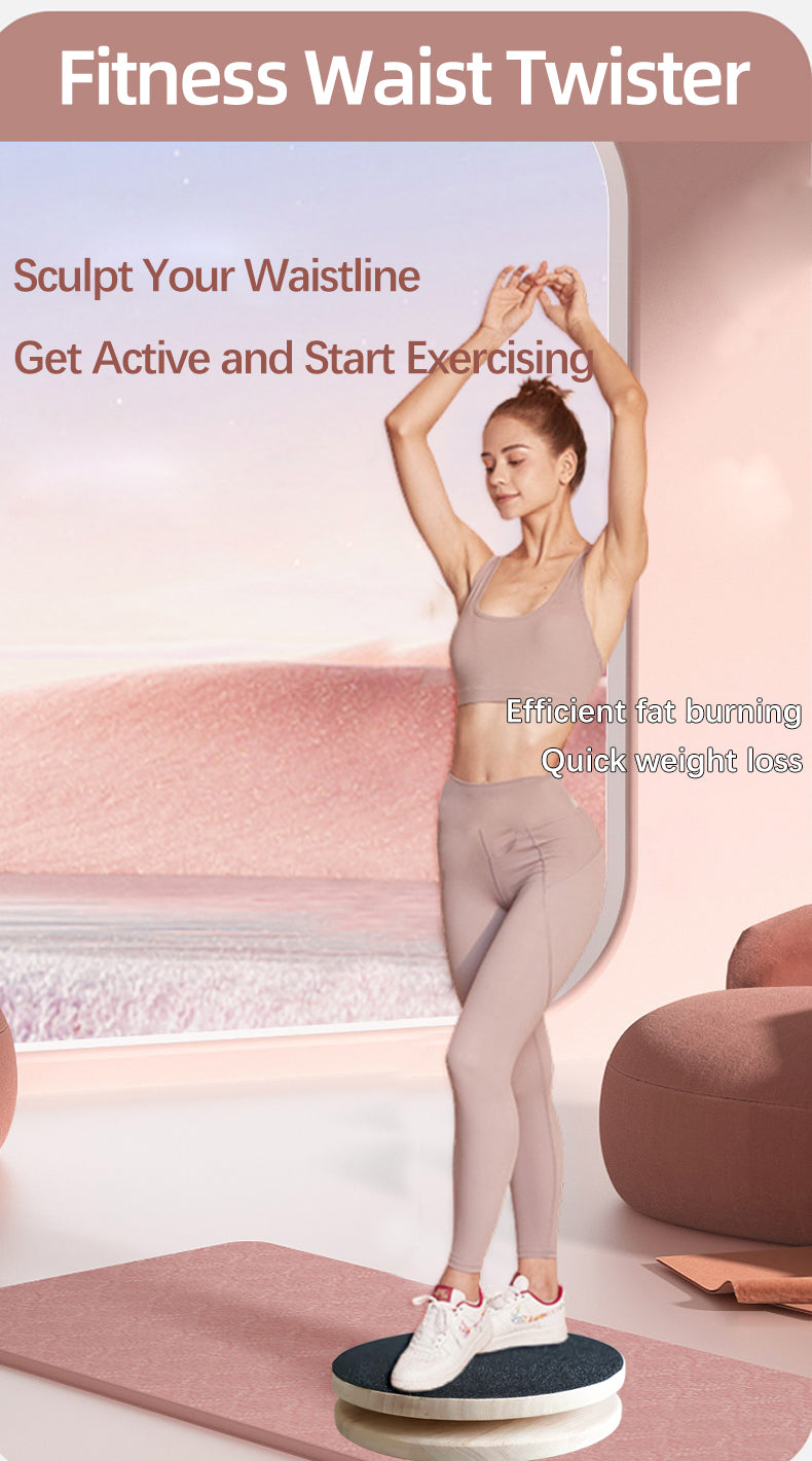 High load-bearing twist disc with non-slip base, home waist-twisting, body-shaping, fat-reducing exercise equipment for men and women