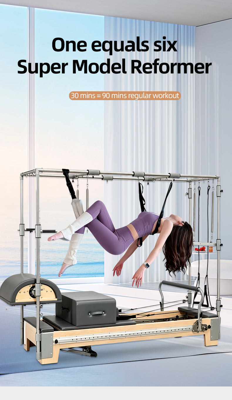 New Victoria's Secret Pilates Machine, Six-in-One Integrated Elevated Bed Ladder Bucket Stable Step Chair Comprehensive Shaping Training Equipment