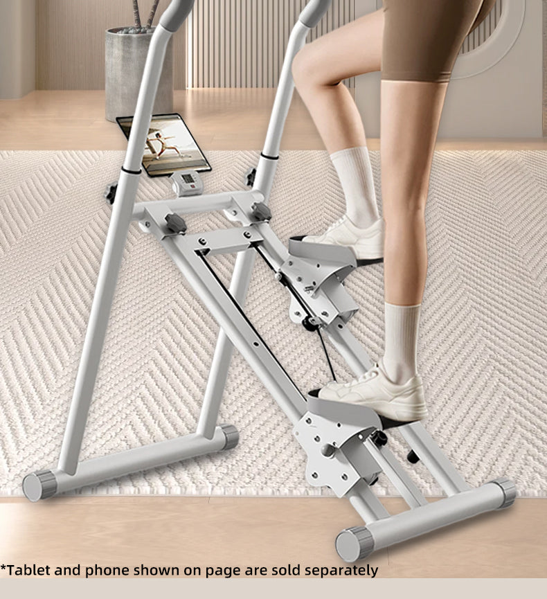 Home stair climber machine, mountain-climbing stepper machine, silent hydraulic stepper, indoor fat-burning incline fitness equipment, leg-slimming and butt-lifting aerobic exercise equipment