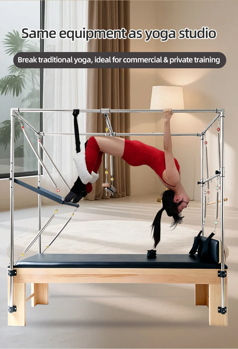 Maple wood Cadillac bed Pilates equipment custom solid wood Cadillac bed studio bulk purchase