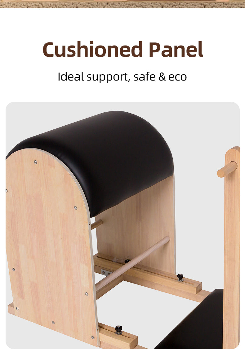 Professional Oak Wood Pilates Ladder Barrel, Balance Rehabilitation, Leg Shaping, Spinal Stretching, Commercial Yoga Equipment