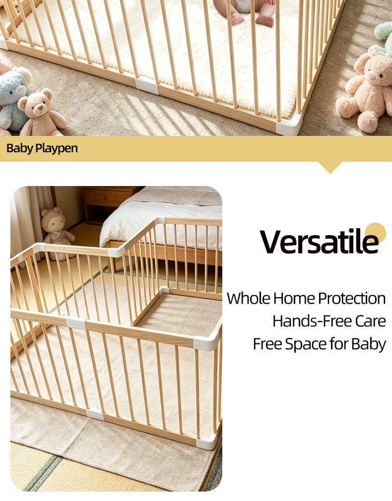 Home baby playpen for crawling and walking training, integrated toddler safety protection fence