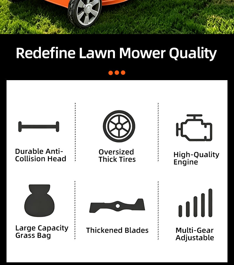 Manual Push Weeding Machine, No Electricity, No Oil, Household Garden Lawn Grass Cutter and Soil Loosening Weeding Tool