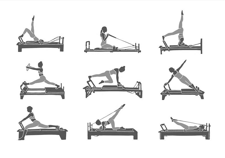 Multifunctional Pilates DY36 Core Bed, Multi-Level Spring Adjustment, Commercial High-Low Frame Training Equipment