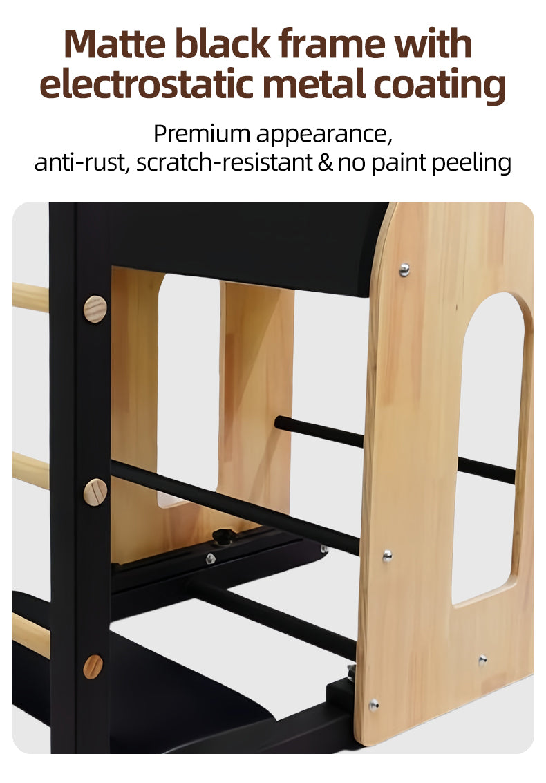 Imported Oak Pilates Ladder Barrel, Large Equipment for Spine Correction in Yoga Studios, Waist and Back Stretching Posture Training Barrel