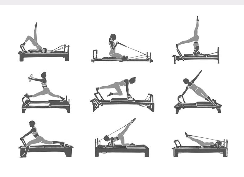 Imported oak Pilates core bed, commercial professional large equipment, yoga studio body-shaping rehabilitation training bed