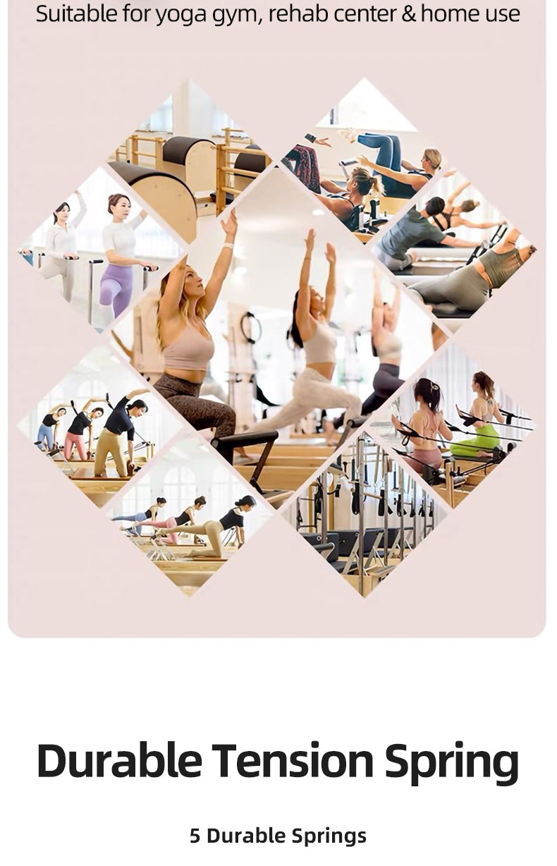 Steel Frame Upgraded Pilates Core Bed DL 13 Gym-Specific Multi-Spring Resistance Full-Body Shaping Training Bed