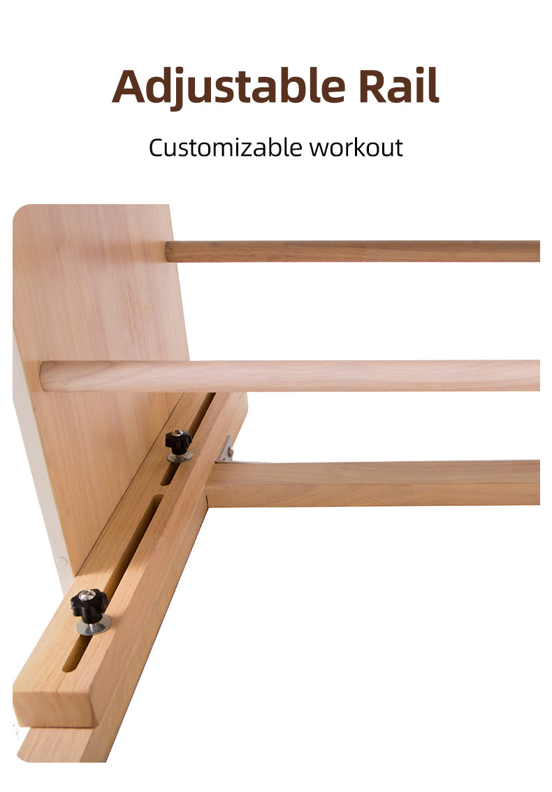 Professional Oak Wood Pilates Ladder Barrel, Balance Rehabilitation, Leg Shaping, Spinal Stretching, Commercial Yoga Equipment