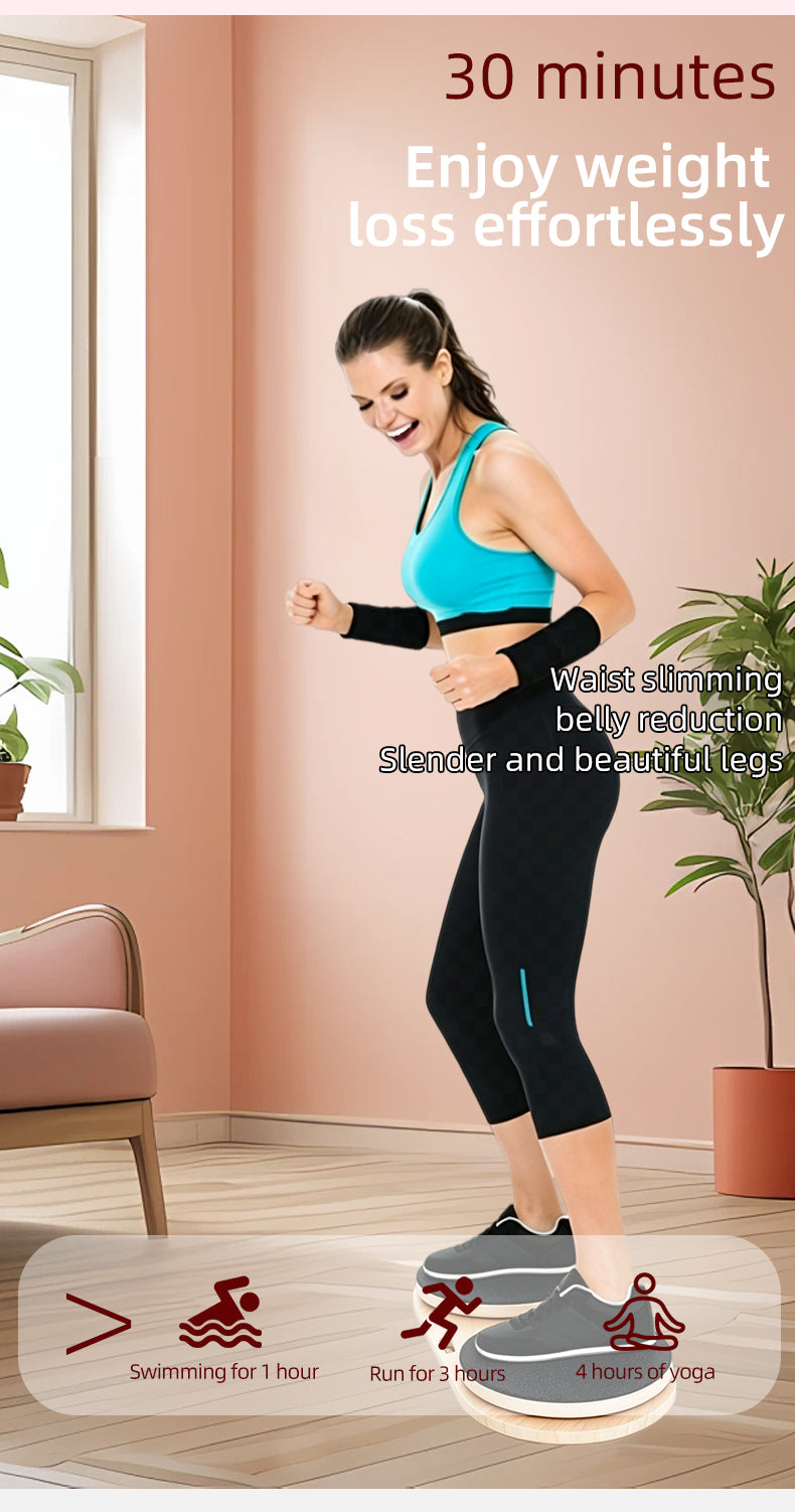 Thickened Waist twister board two pieces, quiet and smooth, home-use fat-reducing waist trainer, waist-shaping exercise turntable