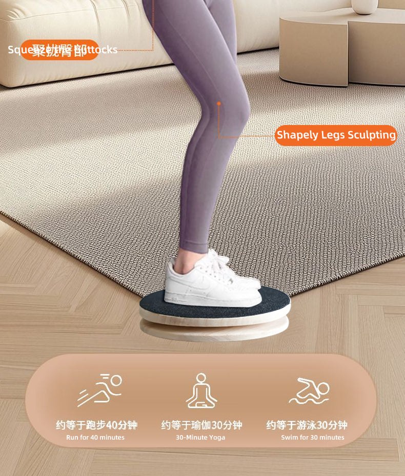 High load-bearing twist disc with non-slip base, home waist-twisting, body-shaping, fat-reducing exercise equipment for men and women