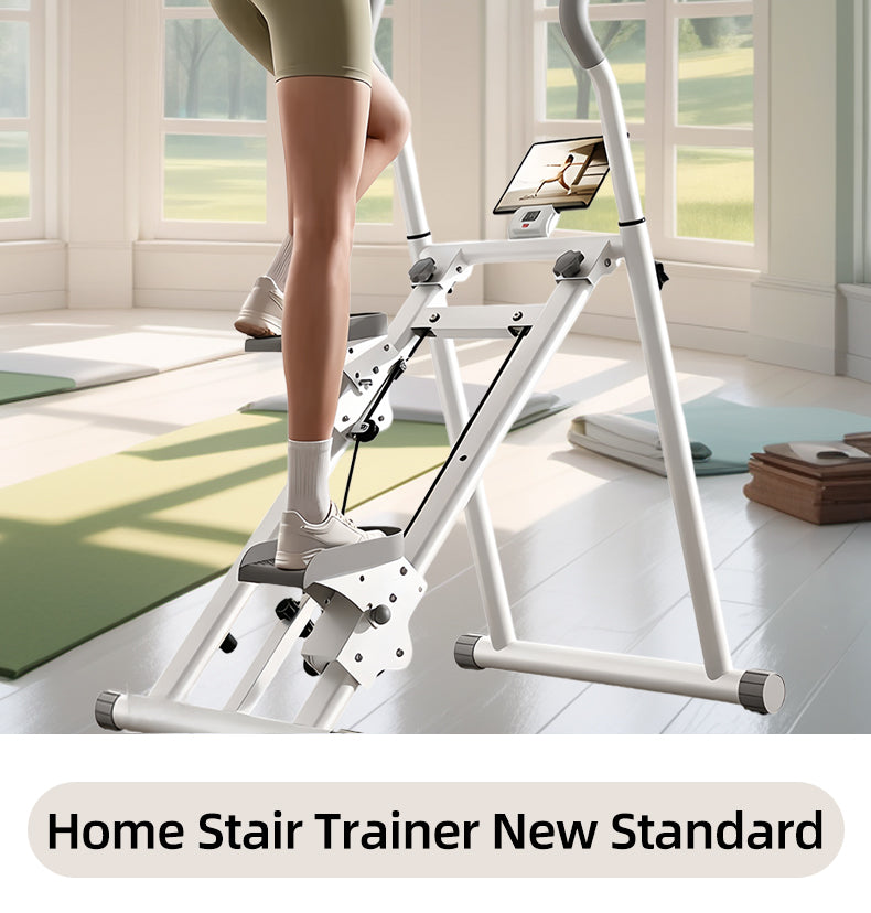 Home stair climber machine, mountain-climbing stepper machine, silent hydraulic stepper, indoor fat-burning incline fitness equipment, leg-slimming and butt-lifting aerobic exercise equipment