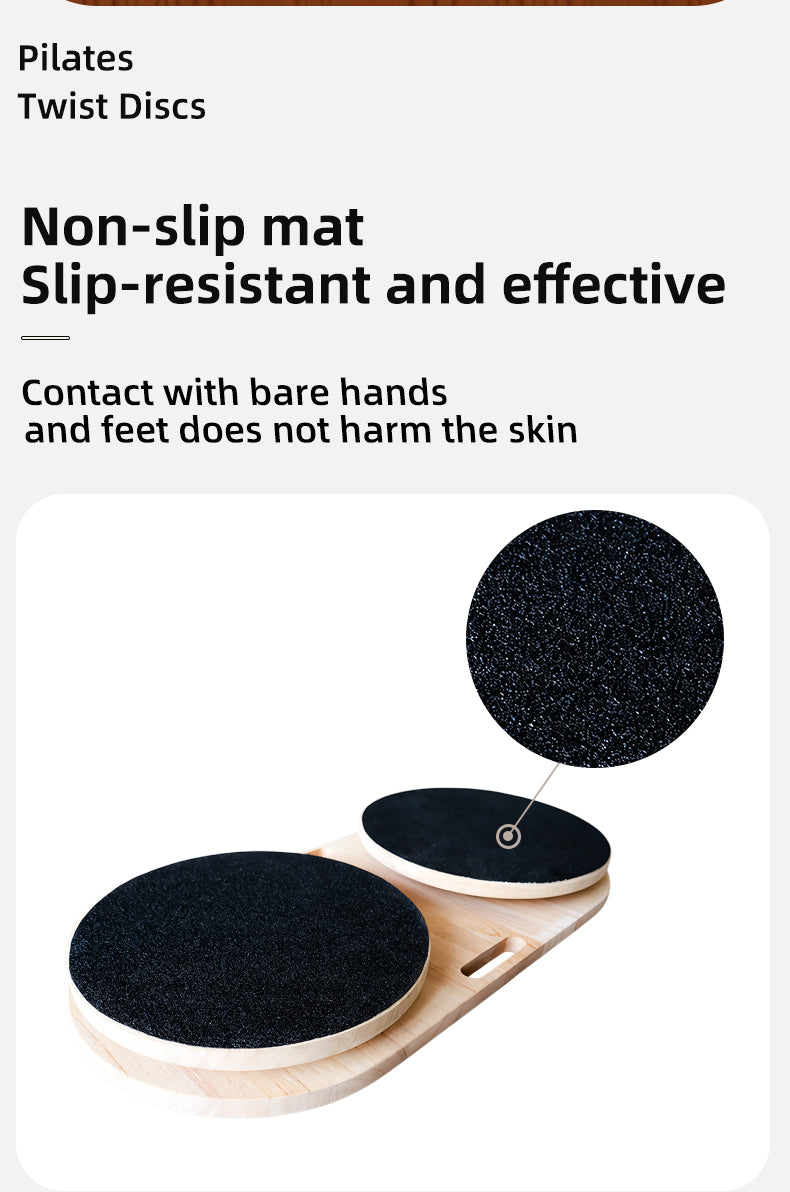 Thickened Waist twister board two pieces, quiet and smooth, home-use fat-reducing waist trainer, waist-shaping exercise turntable