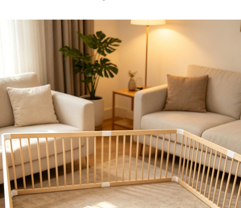 Home baby playpen for crawling and walking training, integrated toddler safety protection fence