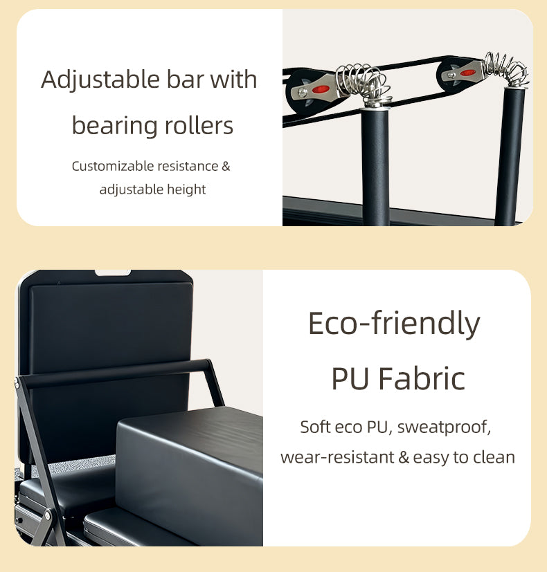 Multifunctional Pilates DY36 Core Bed, Multi-Level Spring Adjustment, Commercial High-Low Frame Training Equipment