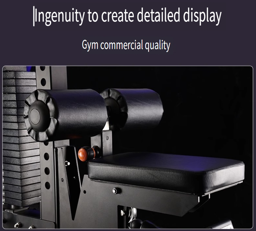 Professional Commercial High/Low Pulley Machine – Seated Row & Lat Pulldown Combo