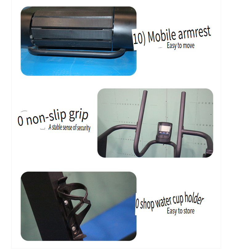 Non-motorized, non-electric curved treadmill—commercial-grade, large, multifunctional fitness equipment suitable for gyms, studios, and home use.