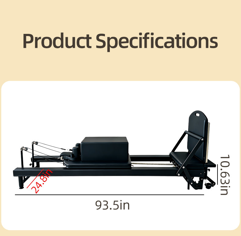 Multifunctional Pilates DY36 Core Bed, Multi-Level Spring Adjustment, Commercial High-Low Frame Training Equipment