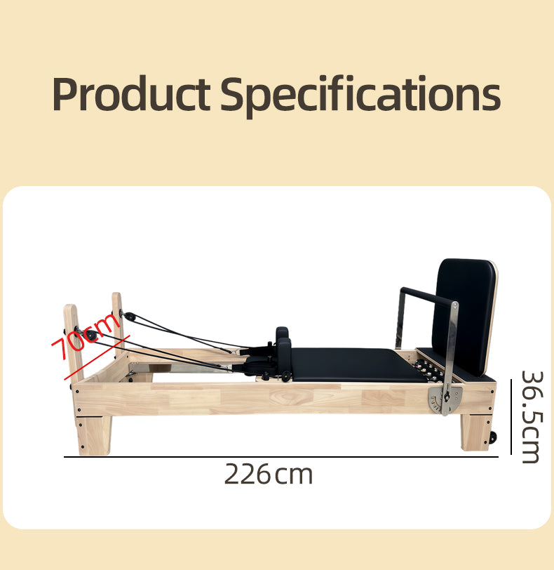 Imported oak Pilates core bed, commercial professional large equipment, yoga studio body-shaping rehabilitation training bed