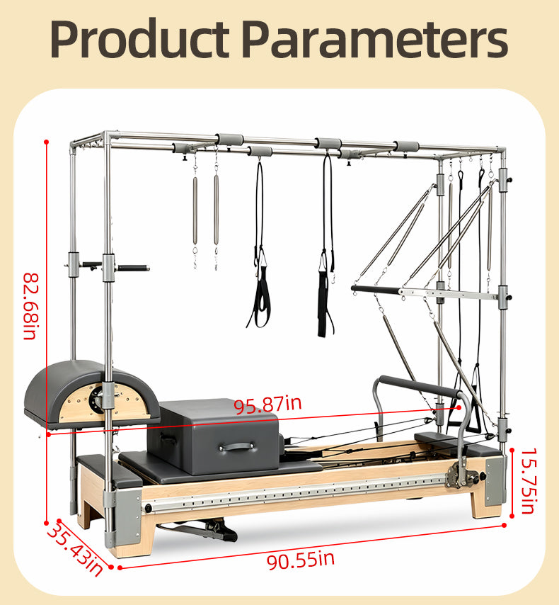 New Victoria's Secret Pilates Machine, Six-in-One Integrated Elevated Bed Ladder Bucket Stable Step Chair Comprehensive Shaping Training Equipment
