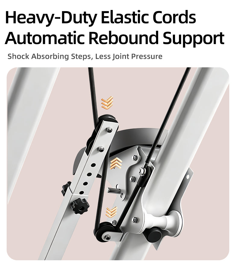 Home stair climber machine, mountain-climbing stepper machine, silent hydraulic stepper, indoor fat-burning incline fitness equipment, leg-slimming and butt-lifting aerobic exercise equipment