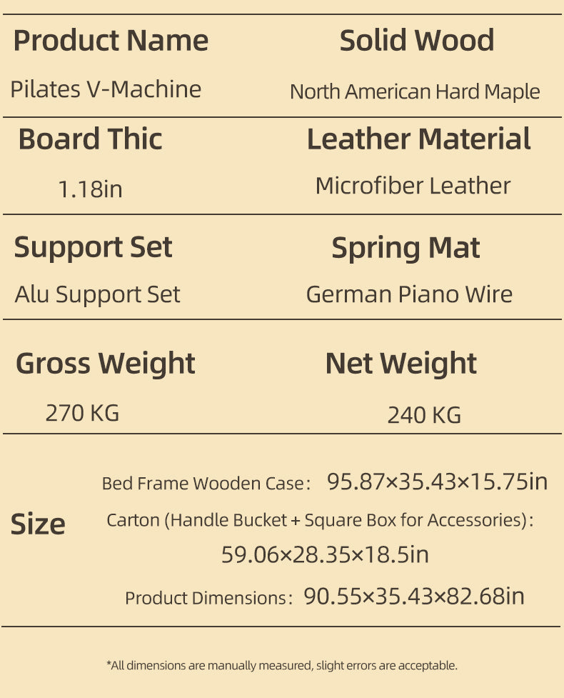 New Victoria's Secret Pilates Machine, Six-in-One Integrated Elevated Bed Ladder Bucket Stable Step Chair Comprehensive Shaping Training Equipment