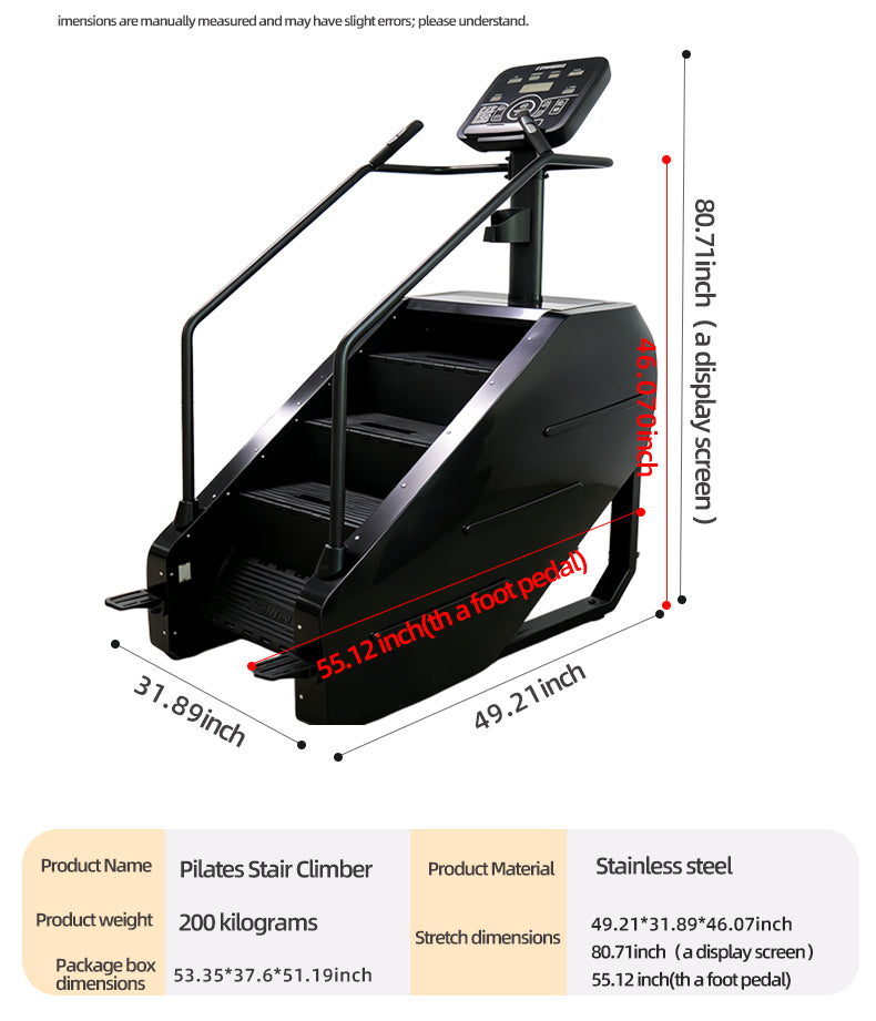 Factory Direct Commercial Stair Master, Gym-Specific Stepper Aerobic Fitness Equipment