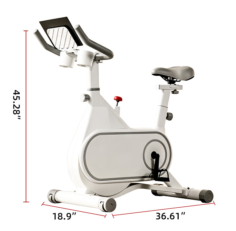 Electromagnetic-controlled indoor exercise bike for home use, quiet indoor fitness bike, fully enclosed flywheel smart magnetic resistance exercise bike.