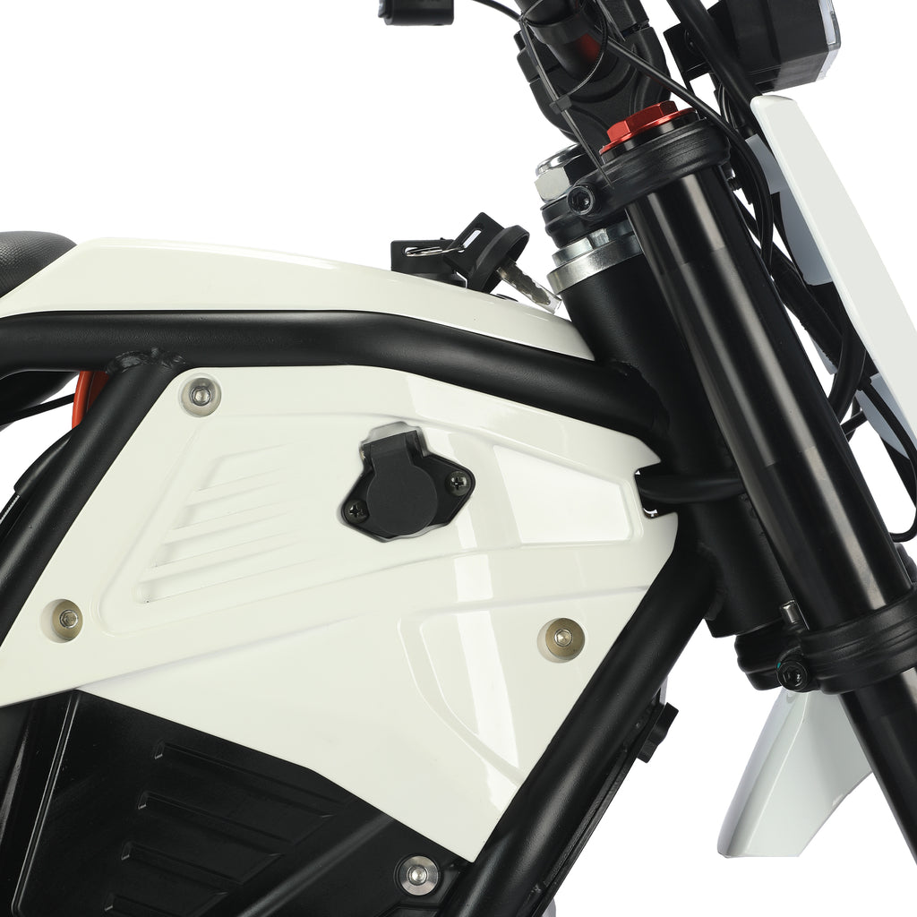 MDD-03B 3000W Electric Dirt Bike, White