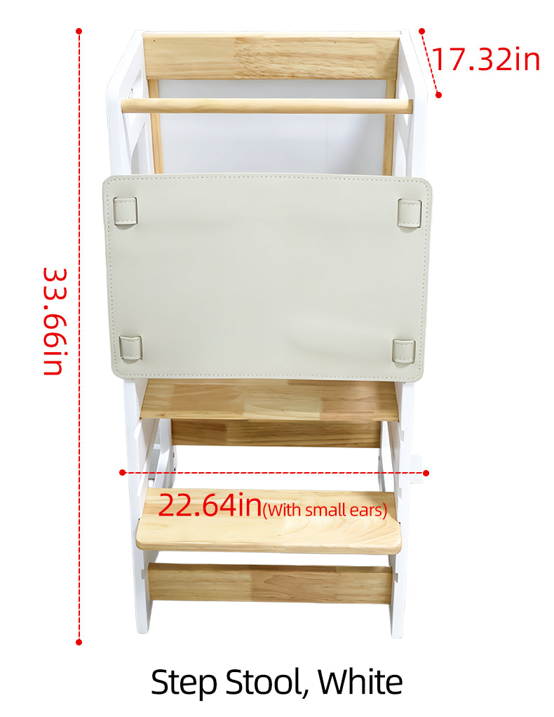 Two-Step Household Anti-Slip Step Stool for Kitchen Use, Elevated Access, and Children’s Handwashing Footstool