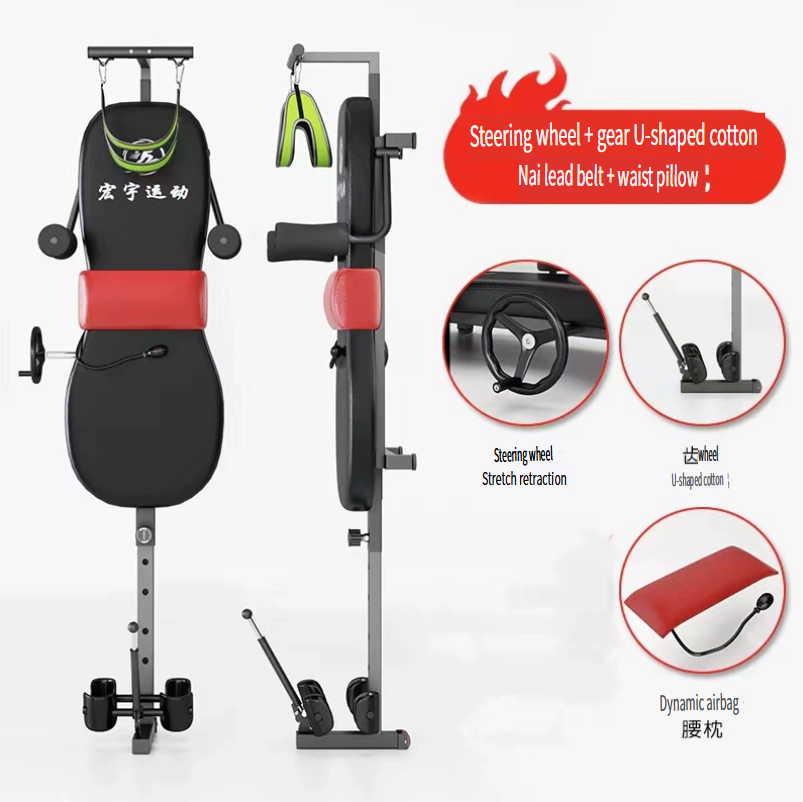 Cervical and Lumbar Traction Device – Height-Increasing & Stretching Inversion Table – Leg Stretching & Fitness Equipment – Lumbar Traction Inversion Machine