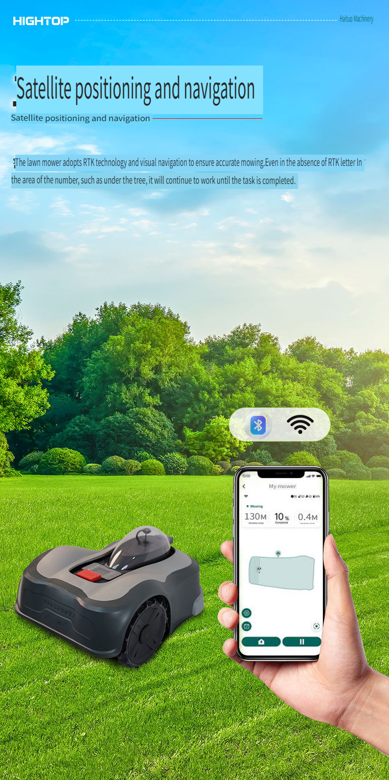 Multifunctional electric automatic lawn mower for villa courtyards and lawns, household portable lithium-battery grass trimmer/weed cutter.