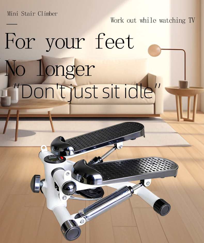 Steppers for exercise, stair steppwith resistance bands, mini stepper,indoor fitness leg slimming fat-burning stepper equipment