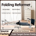 Foldable Pilates Core Bed for Home Use, Yoga Large Equipment Sliding Bed, Beginner-Friendly Shaping Training Bed