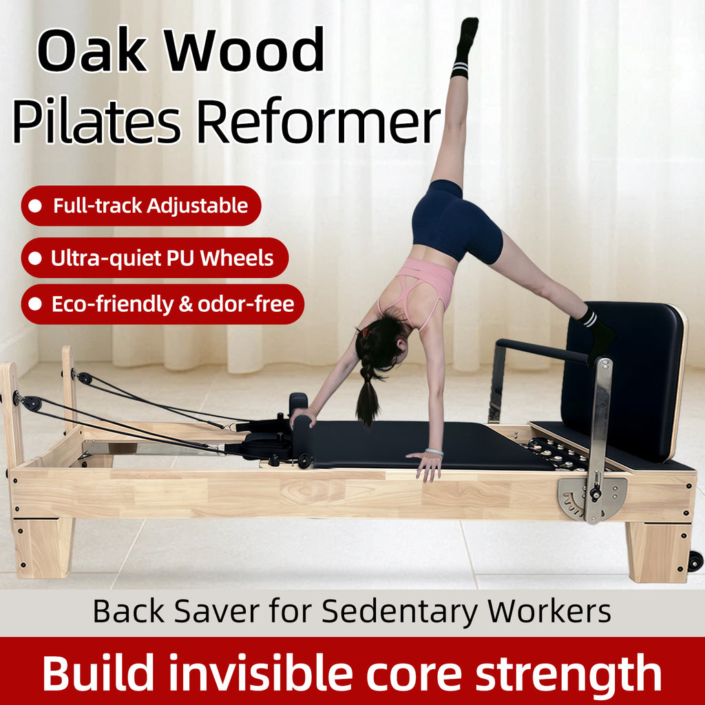 Imported oak Pilates core bed, commercial professional large equipment, yoga studio body-shaping rehabilitation training bed