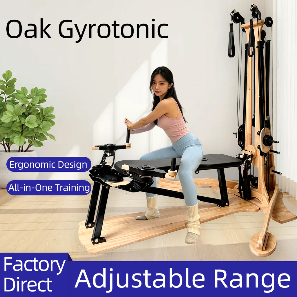 Premium oak movement training system, professional yoga studio spinal spiral flow training frame full set of accessories