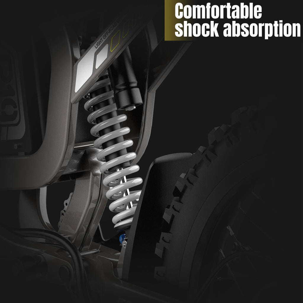 MDD-19C 6000W Electric Dirt Bike, Black