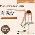Multifunctional Pilates Stability Chair, Silent Pulley Step with Shock Absorption, Corrects Rounded Shoulders and Hunchback, Spine Rehabilitation, Personal Trainer Fitness Training Chair