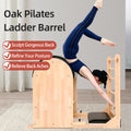 Professional Oak Wood Pilates Ladder Barrel, Balance Rehabilitation, Leg Shaping, Spinal Stretching, Commercial Yoga Equipment
