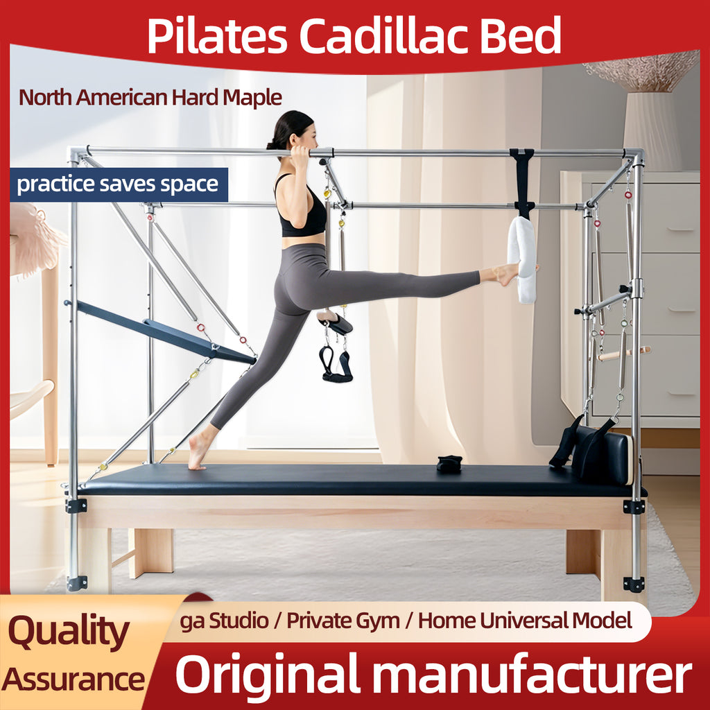 Maple wood Cadillac bed Pilates equipment custom solid wood Cadillac bed studio bulk purchase