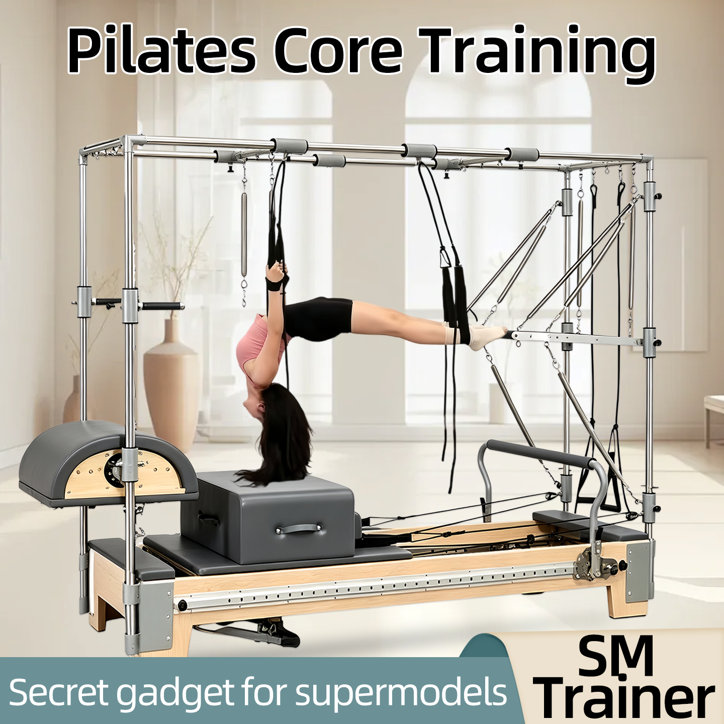 New Victoria's Secret Pilates Machine, Six-in-One Integrated Elevated Bed Ladder Bucket Stable Step Chair Comprehensive Shaping Training Equipment