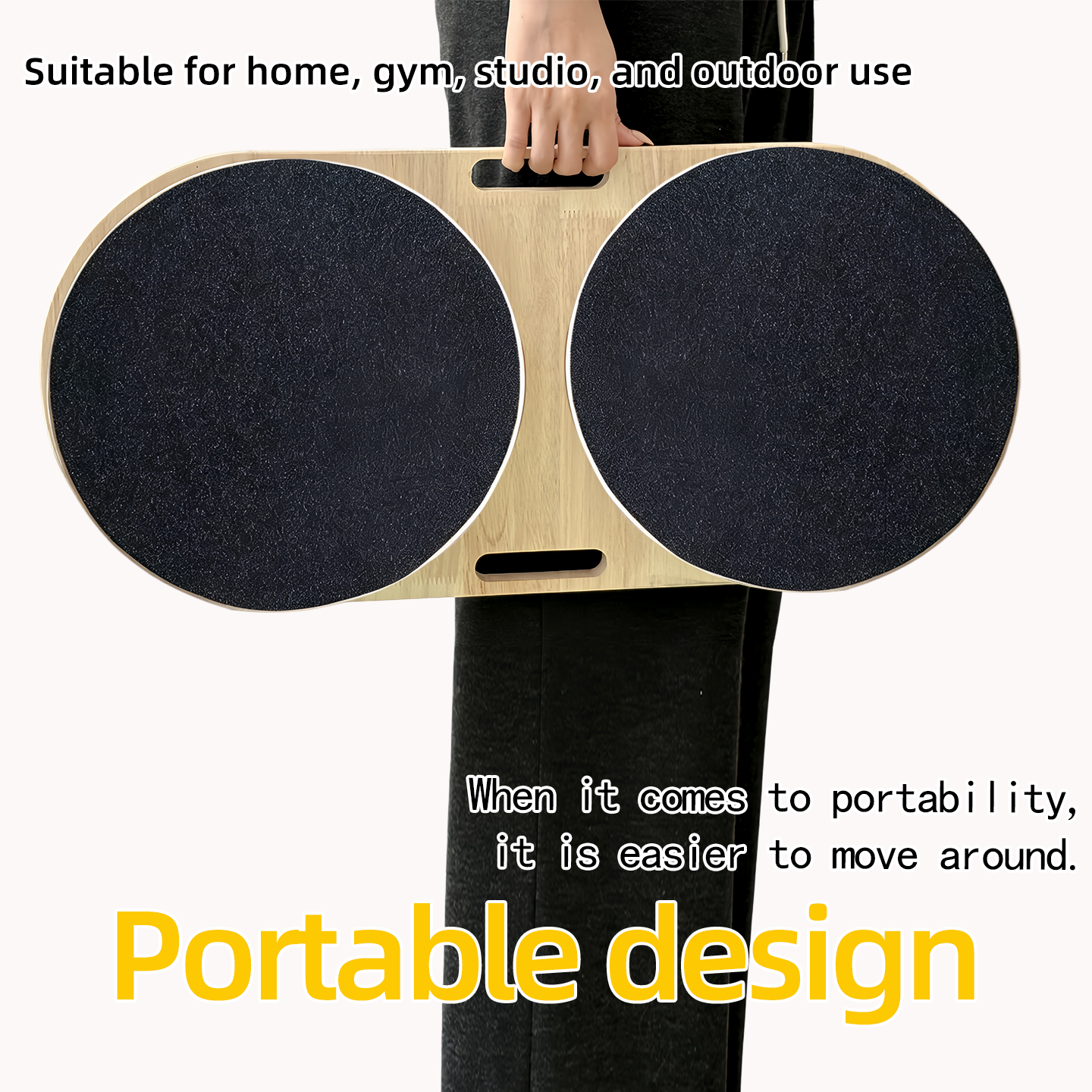 Thickened Waist twister board two pieces, quiet and smooth, home-use fat-reducing waist trainer, waist-shaping exercise turntable