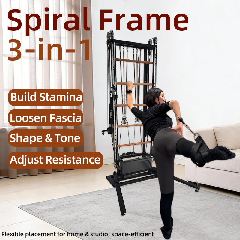 Professional Pilates Multifunctional Spiral Tower Full-Track Sliding Tower Core Shaping Equipment for Yoga Studios