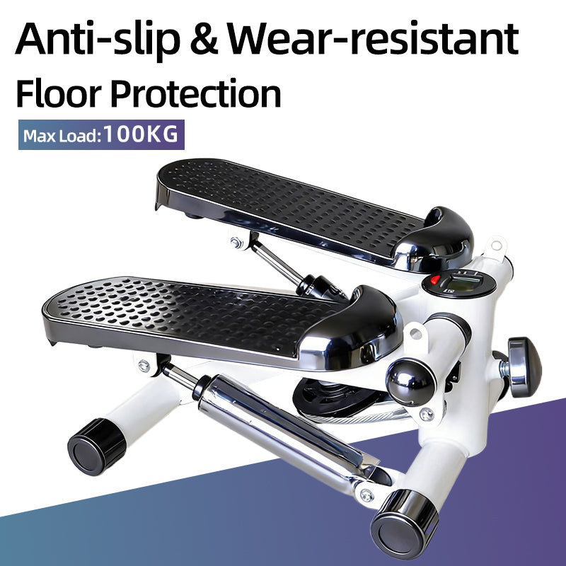Steppers for exercise, stair steppwith resistance bands, mini stepper,indoor fitness leg slimming fat-burning stepper equipment