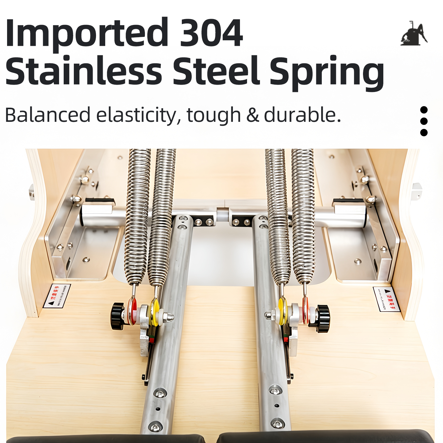 Imported maple wood stable step chair DY-04 Pilates large equipment, yoga studio private training posture correction step chair.