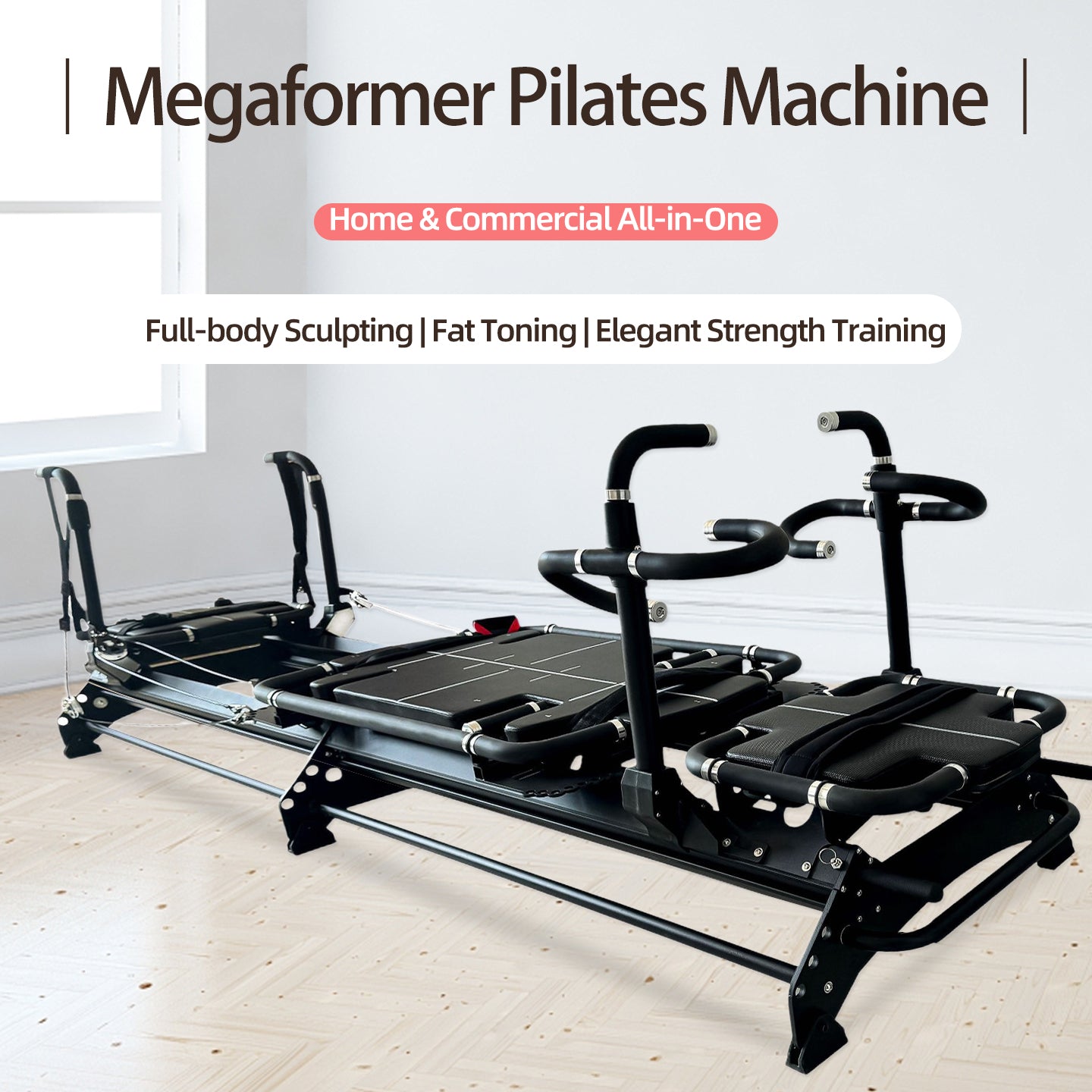 Pilates supermodel machine multifunctional comprehensive training bed, yoga studio Victoria’s Secret machine, bidirectional sliding rail, postpartum body shaping large equipment