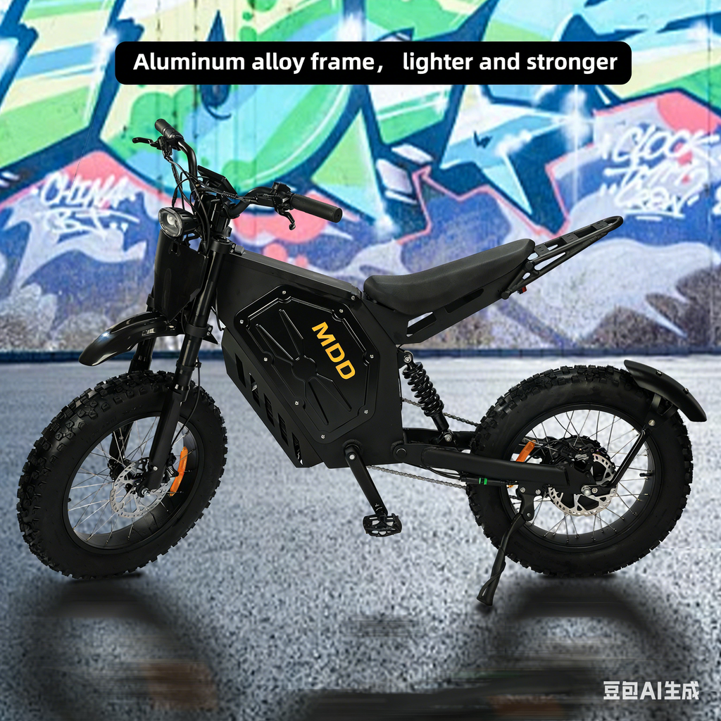MDD-07B 3000W Electric Dirt Bike, Black