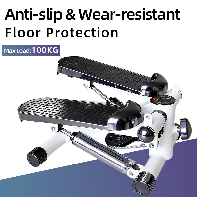 Steppers for exercise, stair steppwith resistance bands, mini stepper,indoor fitness leg slimming fat-burning stepper equipment