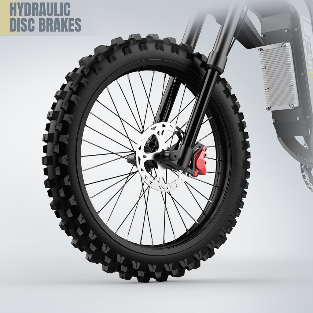 MDD-19C 6000W Electric Dirt Bike, Black