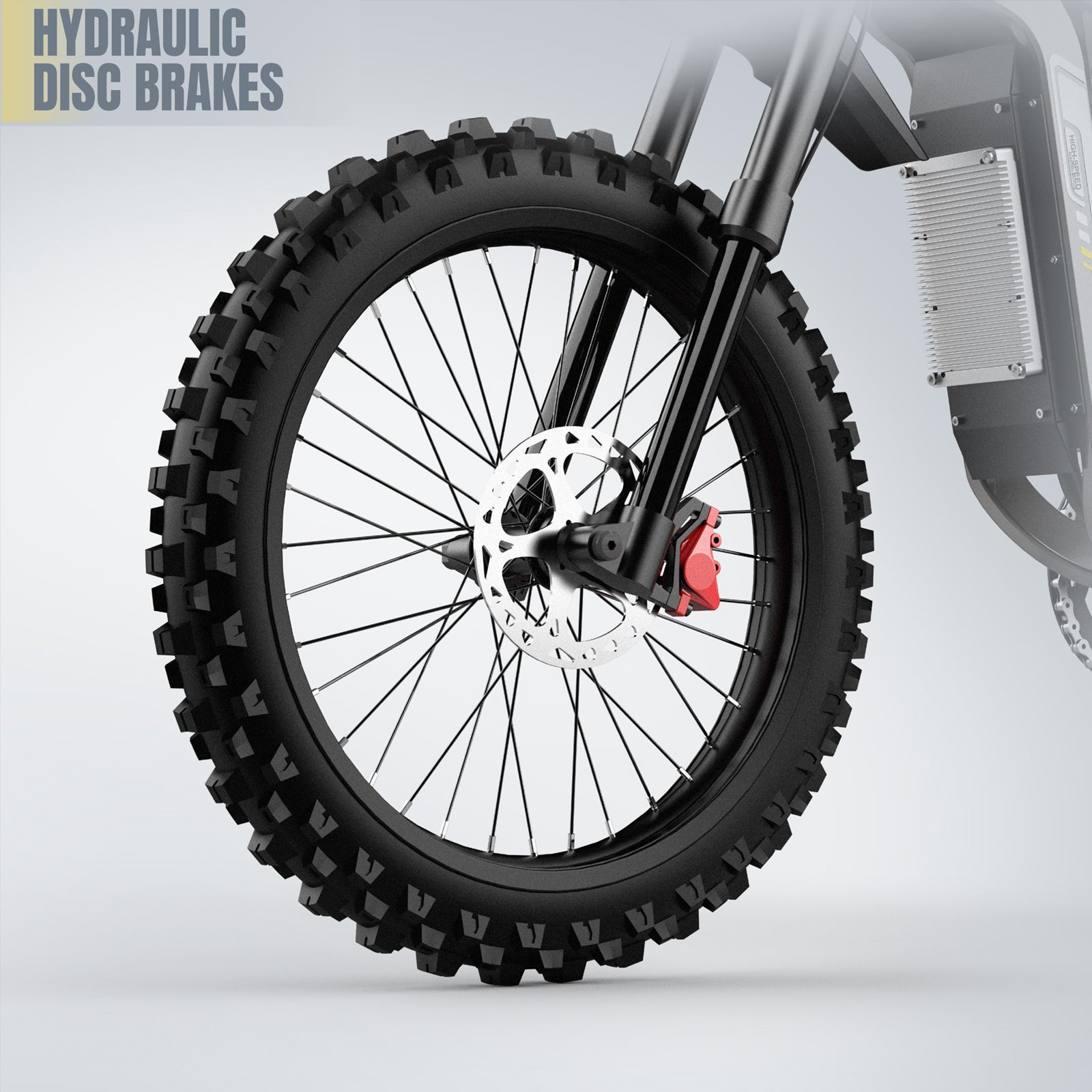 MDD-19C 6000W Electric Dirt Bike, Black